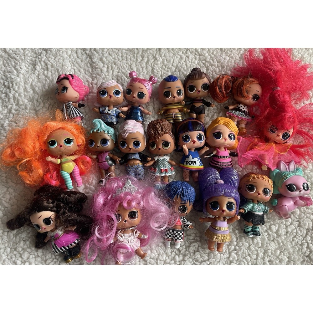LOL Surprise Dolls Lot Of 19 Girls Babies Pet
